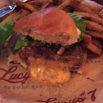 Lucy's #7 Burger Bar - The "Plain Jane" w/cheddar - American Near Me - Beloit, Wisconsin
