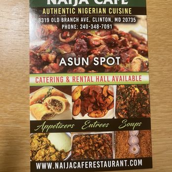 Naija Cafe & Restaurant - Flyer - African Near Me - Clinton, Maryland Naija Cafe & Restaurant - Flyer - African Near Me - Clinton, Maryland
