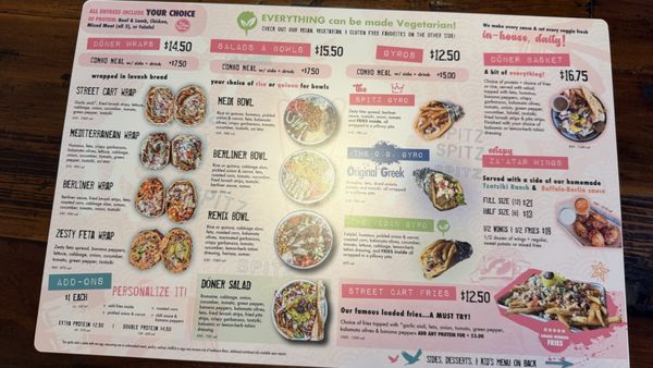 Menu photo 7 Spitz - Roseville Roseville, CA