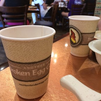 Another Broken Egg Cafe - Single fill coffee in to-go cups : / - Breakfast & Brunch Near Me - Baton Rouge, Louisiana