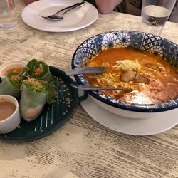 The Souq Pampanga - Laksa and Spring Roll
