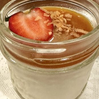 Threadfin Bistro - Panna Cotta was a perfect choice to end our foodie adventure - Seafood Near Me - Honolulu, Hawaii