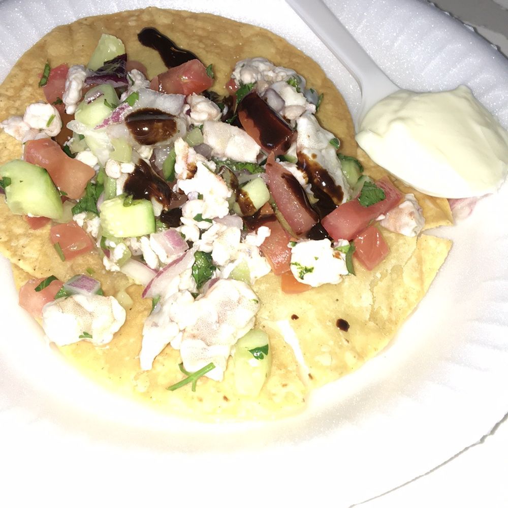 Mariscos Nayarit Restaurant - Tostada de ceviche - Mexican Near Me - Anaheim, California Mariscos Nayarit Restaurant - Tostada de ceviche - Mexican Near Me - Anaheim, California