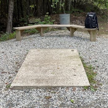 Creative Recreations - Bench & Teepad - Disc Golf Near Me - Paris, Maine