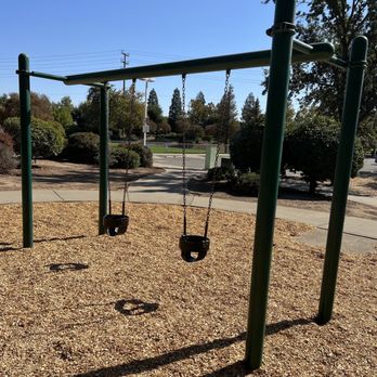 Veteran's Memorial Park - Baby swing set on small playground your find when you cross the bridge & walk the bike trail! - Parks Near Me - Roseville, California Veteran's Memorial Park - Baby swing set on small playground your find when you cross the bridge & walk the bike trail! - Parks Near Me - Roseville, California