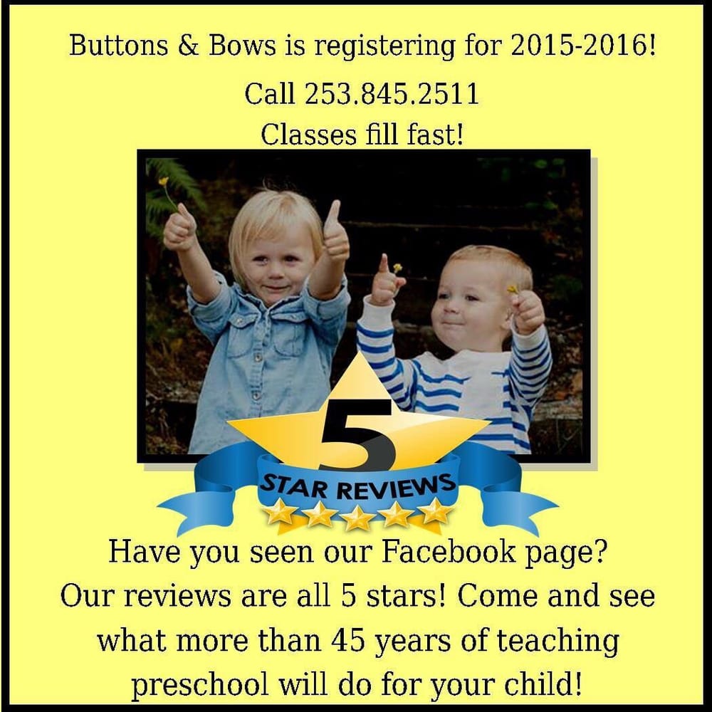 Button's and Bow's Preschool - childcare center in Puyallup, WA