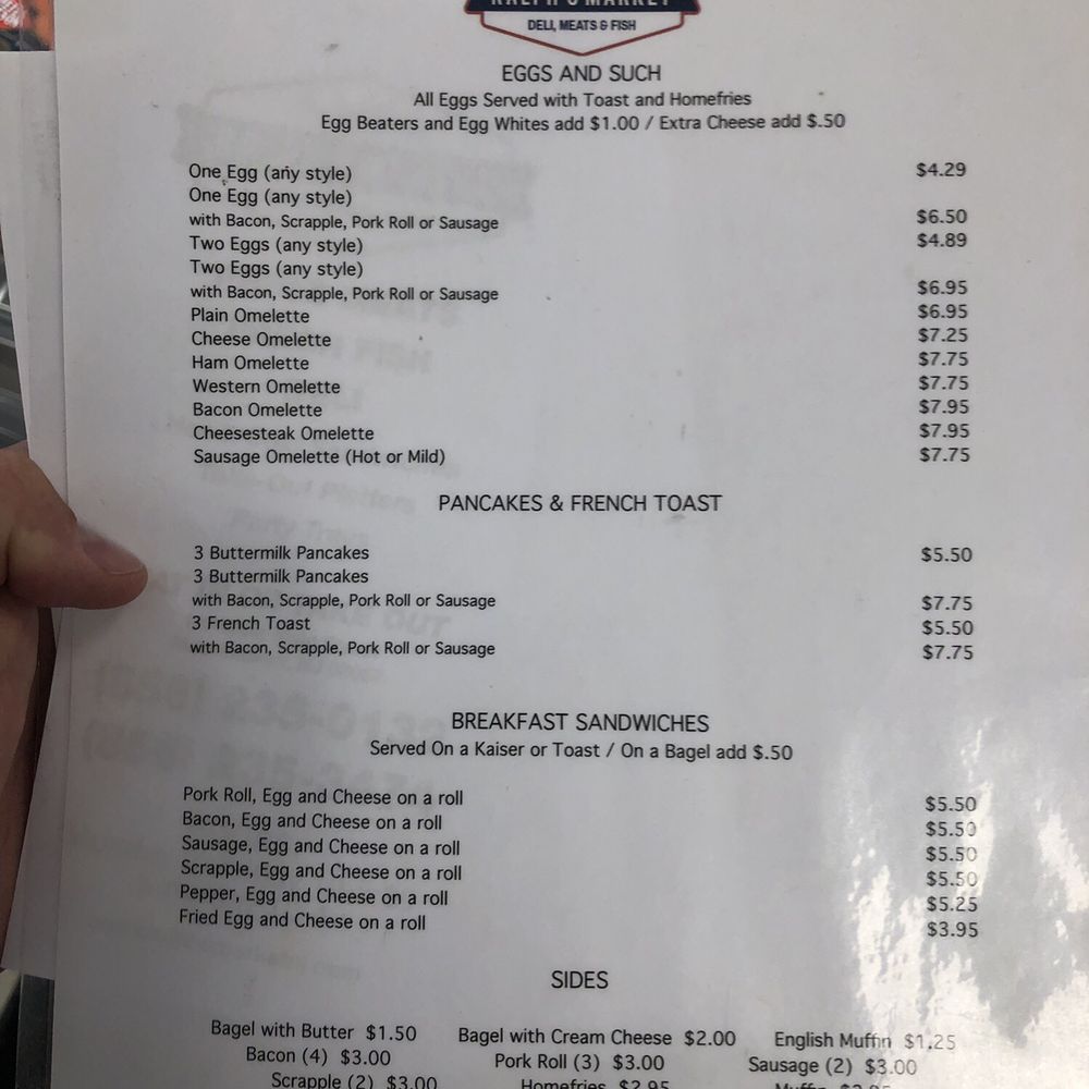 Breakfast Menu Breakfast Menu