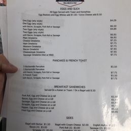 Breakfast Menu