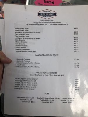 Menu photo 1 Ralph's Market Moorestown, NJ