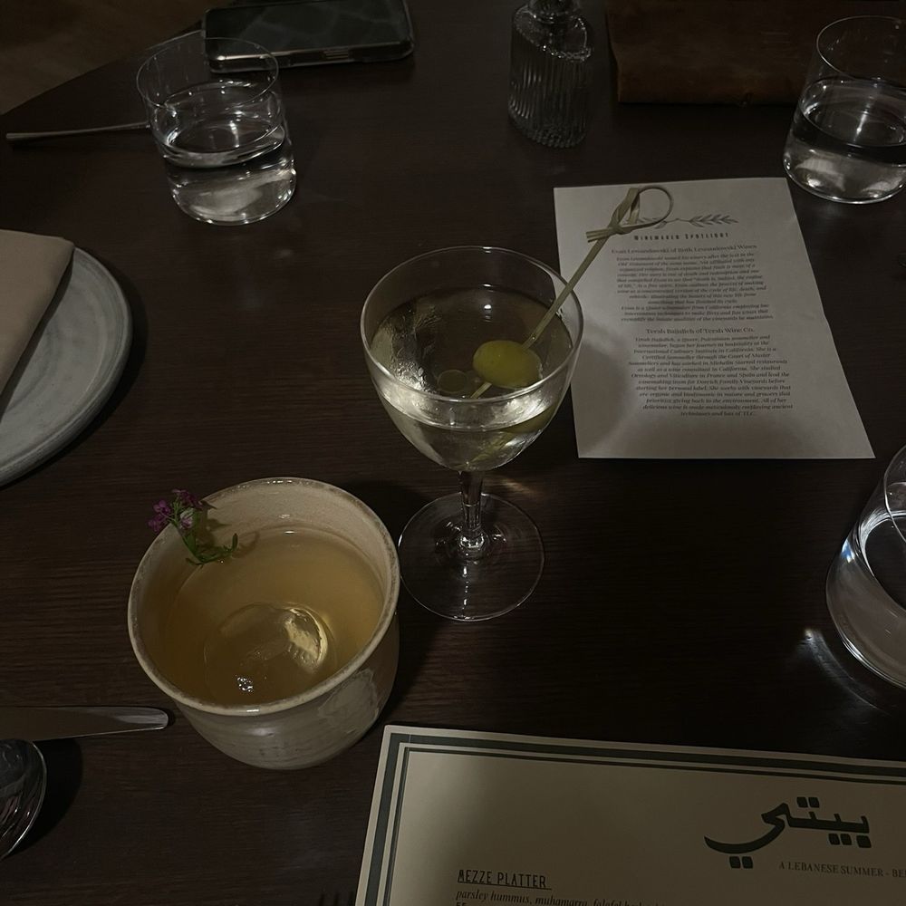 Beity - West Loop - Dirty martini - Lebanese Near Me - Chicago, Illinois Beity - West Loop - Dirty martini - Lebanese Near Me - Chicago, Illinois