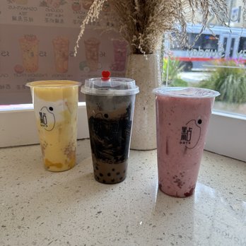 Dots Boba - Mango sago , black foam sesame milk tea , strawberry sago - Bubble Tea Near Me - San Francisco, California Dots Boba - Mango sago , black foam sesame milk tea , strawberry sago - Bubble Tea Near Me - San Francisco, California