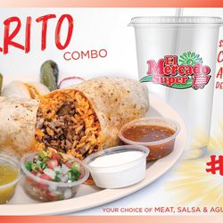 El Mercado Super - Burrito Combo!