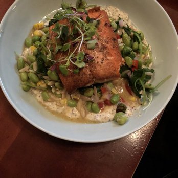Some Random Bar - Salmon and succotash - New American Near Me - Seattle, Washington