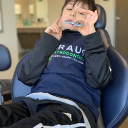 Kraus Orthodontics - Keeping busy. Quick visit today.