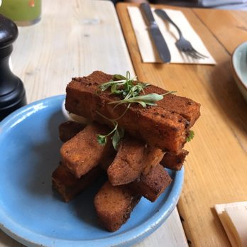 Avobar - Best fries - sweet potato Cajun fries - Cafes Near Me - Covent Garden, XGL Avobar - Best fries - sweet potato Cajun fries - Cafes Near Me - Covent Garden, XGL