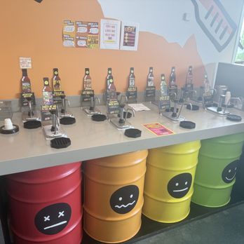 Tijuana Flats - Hot Sauce station - Tex-Mex Near Me - Lexington, Kentucky Tijuana Flats - Hot Sauce station - Tex-Mex Near Me - Lexington, Kentucky