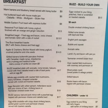 Buzz - Menu - Breakfast & Brunch Near Me - Fortitude Valley, QLD Buzz - Menu - Breakfast & Brunch Near Me - Fortitude Valley, QLD