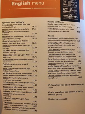Menu photo 2 T Hoogstraatje Nijmegen, GE Menu photo 2 T Hoogstraatje Nijmegen, GE