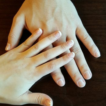 Savvy Nails and Spa - French tip shellac (love it!) Plus boyfriend's hand after he received the regular manicure, haha. - Nail Salons Near Me - Seattle, Washington Savvy Nails and Spa - French tip shellac (love it!) Plus boyfriend's hand after he received the regular manicure, haha. - Nail Salons Near Me - Seattle, Washington