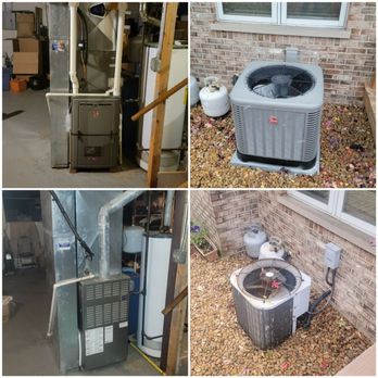 Tech One Heating & Air Conditioning - Combo replacement 
#Furnace&AC - Heating & Air Conditioning/HVAC Near Me - Saint John, Indiana
