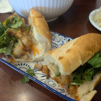 Pho Viet Kitchen - Crispy Pork Belly sandwich - Vietnamese Near Me - Manteca, California