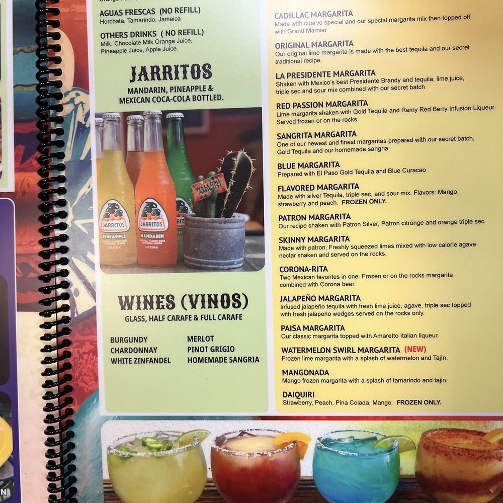 El Paso Mexican Restaurant - Bar menu - Mexican Near Me - Springfield, Virginia El Paso Mexican Restaurant - Bar menu - Mexican Near Me - Springfield, Virginia