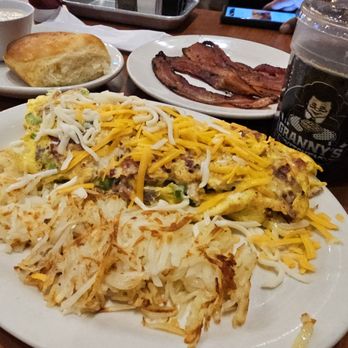 Granny’s Kitchen - The omelet with extra cheese added bacon and the B&G was with the omelet. - Breakfast & Brunch Near Me - Oklahoma City, Oklahoma Granny’s Kitchen - The omelet with extra cheese added bacon and the B&G was with the omelet. - Breakfast & Brunch Near Me - Oklahoma City, Oklahoma
