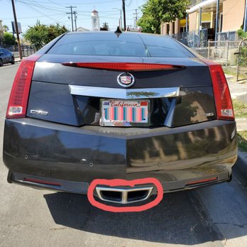 DJ Auto Detail - The chrome around around the top has a great shine and cleaned but the exhaust wasn't cleaned properly - Car Wash Near Me