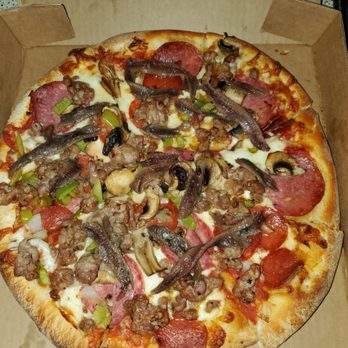 Pietro's No 1 - My whole Super Combo Pizza w/Anchovies.... - Pizza Near Me - Vacaville, California