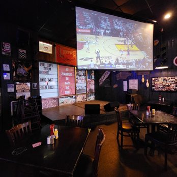 JJ's Grill - a large screen in a restaurant - American Near Me - Fayetteville, Arkansas JJ's Grill - a large screen in a restaurant - American Near Me - Fayetteville, Arkansas