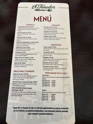 Menu photo 2 Restaurante El Tenedor Juncos, PR Menu photo 2 Restaurante El Tenedor Juncos, PR