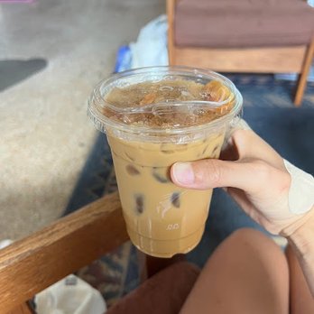 Easy Luck Coffee & Bodega - orange tres leches latte - Coffee & Tea Near Me - Orlando, Florida
