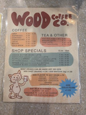 Menu photo 2 Wood Coffee Co Long Beach, CA Menu photo 2 Wood Coffee Co Long Beach, CA