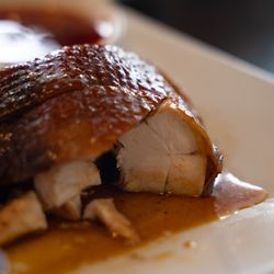 The Noble Chef - Soy sauce chicken is not very tender.