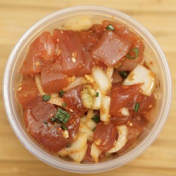 Poke By The Pound - SHOYU ginger onions bigeye ahi *12/5/19 (one of my FAVE's) - Poke Near Me - Honolulu, Hawaii Poke By The Pound - SHOYU ginger onions bigeye ahi *12/5/19 (one of my FAVE's) - Poke Near Me - Honolulu, Hawaii