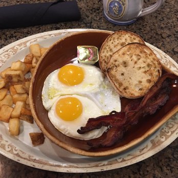 Another Broken Egg Cafe - Standard type breakfast. The eggs cooked well, toasted muffin but the potatoes and bacon were lacking, like 'Here this is what we got.' - Breakfast & Brunch Near Me - Jacksonville, Florida Another Broken Egg Cafe - Standard type breakfast. The eggs cooked well, toasted muffin but the potatoes and bacon were lacking, like 'Here this is what we got.' - Breakfast & Brunch Near Me - Jacksonville, Florida