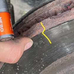 HH Mobile Repair - Our technicians provide pictures of what they found. (Example. The rotors in the have a rim around them causing brake noise)