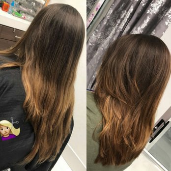 Sareena N - Before and after. More life and bye to split ends! :-D - Threading Services Near Me - Miramar, Florida Sareena N - Before and after. More life and bye to split ends! :-D - Threading Services Near Me - Miramar, Florida