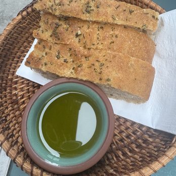 Epistrophy - Focaccia bread with meal - Wine Bars Near Me - New York, New York Epistrophy - Focaccia bread with meal - Wine Bars Near Me - New York, New York