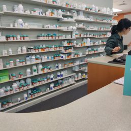 Dropping off prescriptions