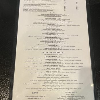 La Cucina Italian Eatery - La Cucina Italian Eatery (Reno, NV): Lunch Menu - Italian Near Me - Reno, Nevada