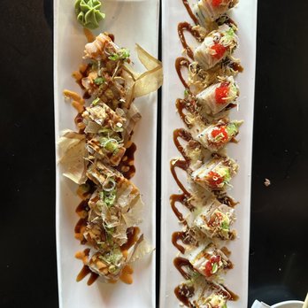 Kamei on Broadway - BC Blazer roll and Tuna Inferno - Japanese Near Me - Vancouver, British Columbia Kamei on Broadway - BC Blazer roll and Tuna Inferno - Japanese Near Me - Vancouver, British Columbia