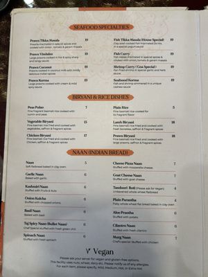 Menu photo 5 Taj Grill Indian Cuisine Napa, CA Menu photo 5 Taj Grill Indian Cuisine Napa, CA