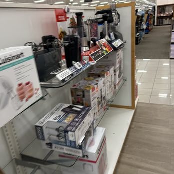Kohl's - Kitchen appliances like blenders and coffee makers are arranged on shelves in a retail store aisle. - Department Stores Near Me - TEMECULA, California