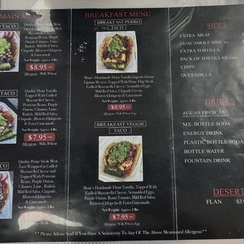 Perro Exquisite Taco - Tacos Near Me - Cerritos, California