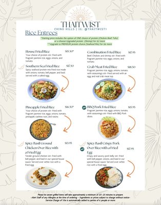 Menu photo 2 Thaitwist Chino Hills, CA Menu photo 2 Thaitwist Chino Hills, CA