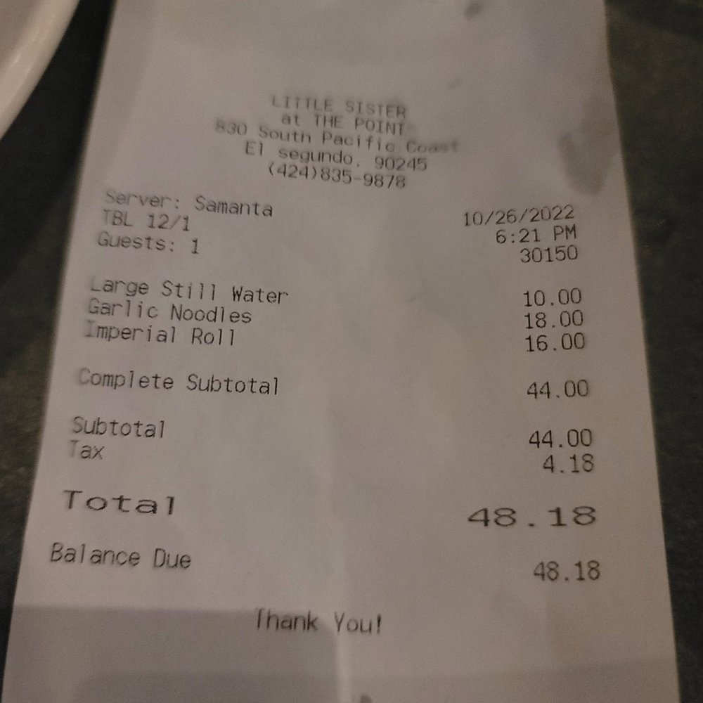 Little Sister - Expensive! - Vietnamese Near Me - El Segundo, California