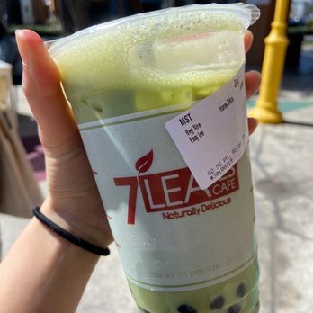 7 Leaves Cafe - Matcha Tea with Boba - Coffee & Tea Near Me - Riverside, California
