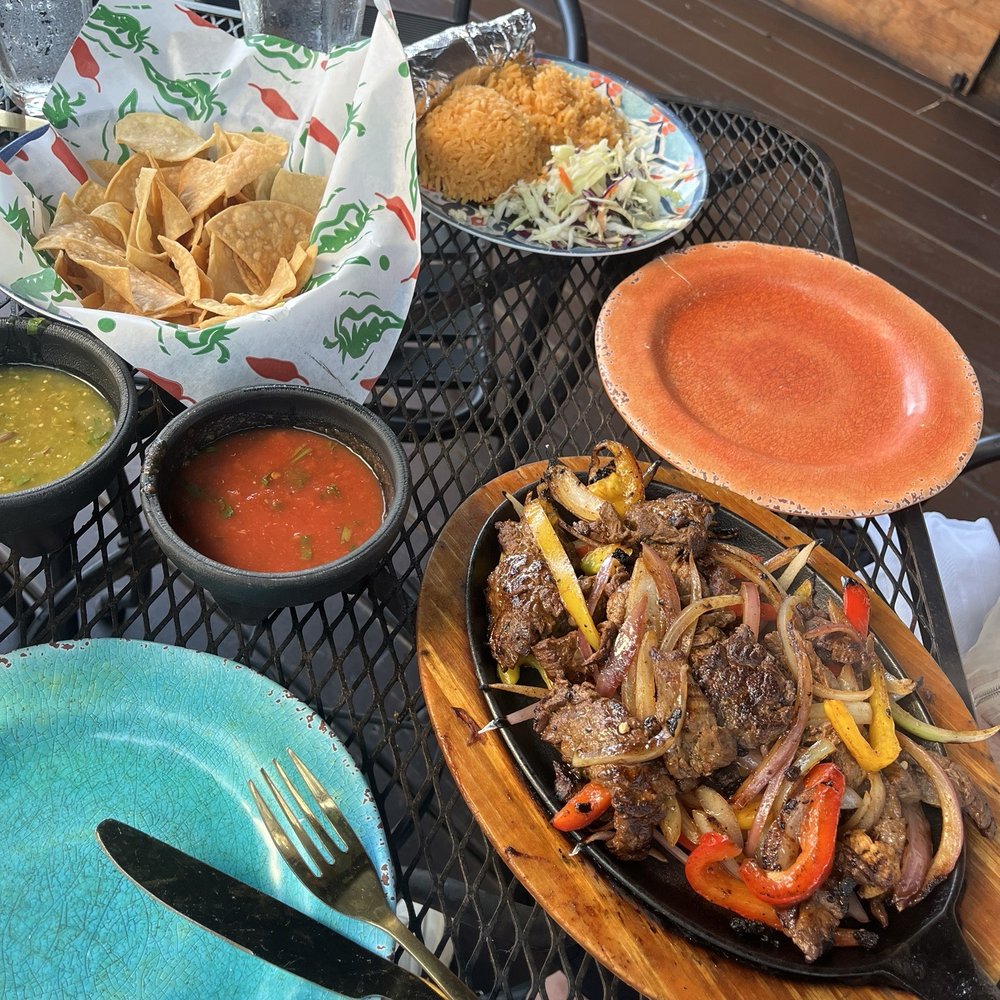 Fajitas and chips Fajitas and chips