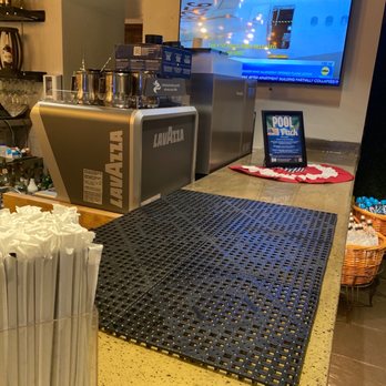 Buffalo Bayou Coffee - a bar with a large screen tv - Coffee & Tea Near Me - Houston, Texas Buffalo Bayou Coffee - a bar with a large screen tv - Coffee & Tea Near Me - Houston, Texas